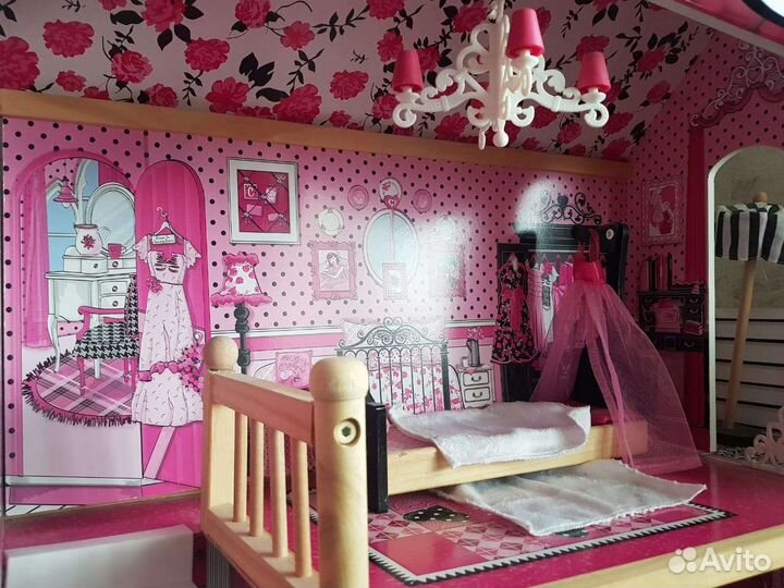 Кукольный домик с мебелью kidktaft