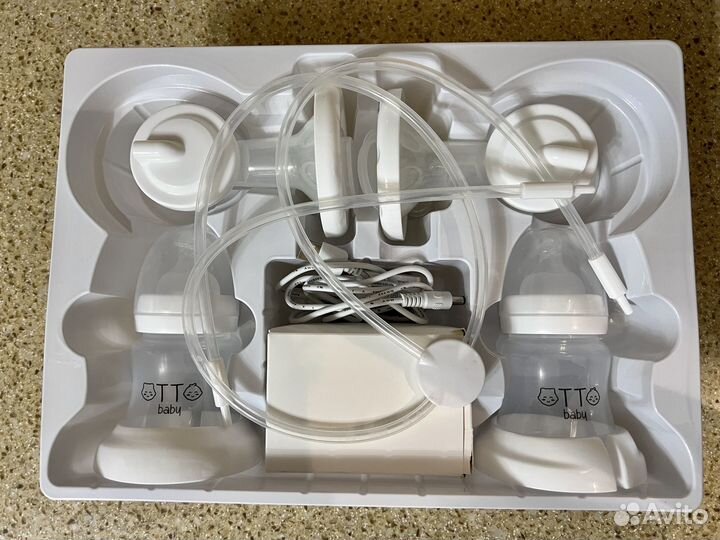 Двойной молокоотсос электрический otto