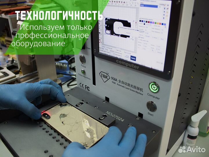 Замена заднего Стекла (Крышки) iPhone