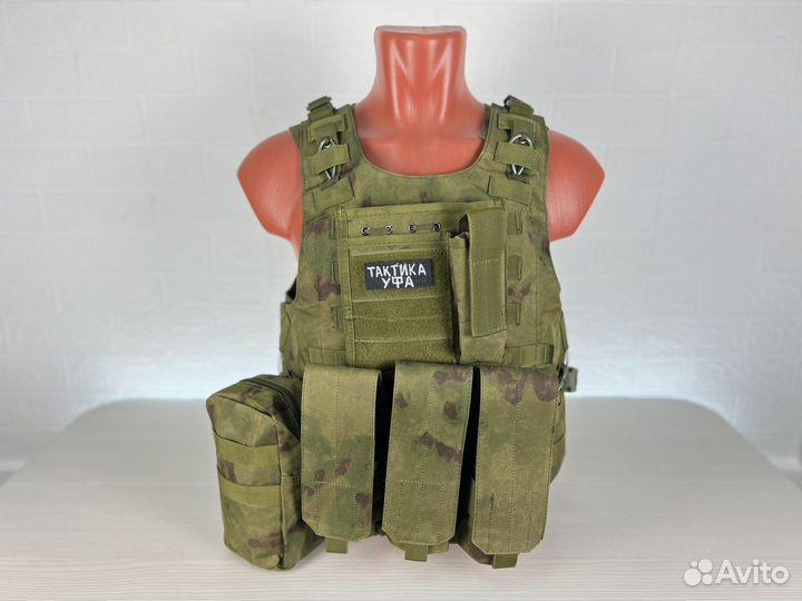 Разгрузочный жилет плитник тактический мох