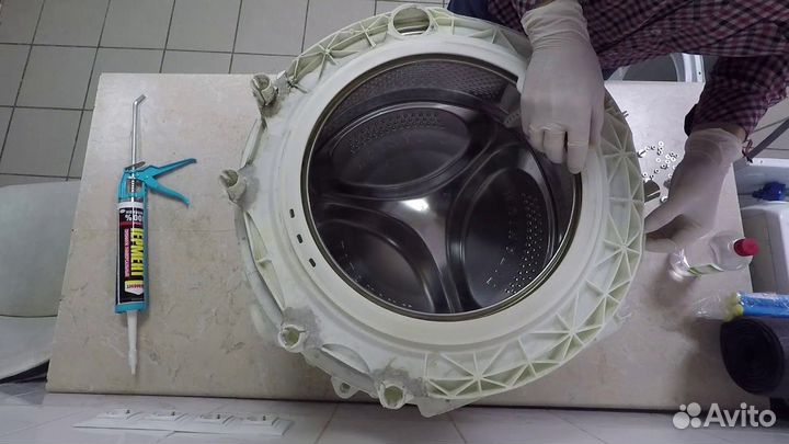 Замена подшипников на не разборных баках