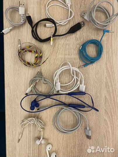 Кабель для компьютера, microUSB, type-C, 3,5
