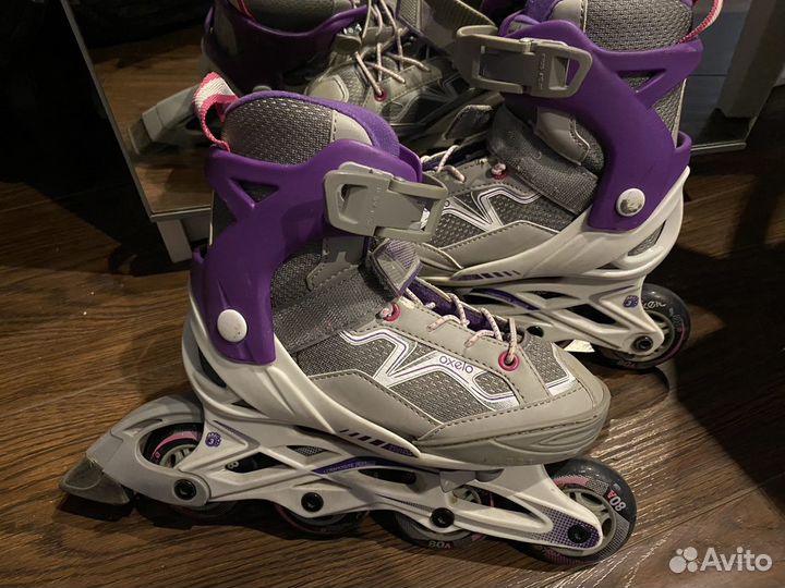 Ролики детские раздвижные fit3 oxelo р. с 29 по 33