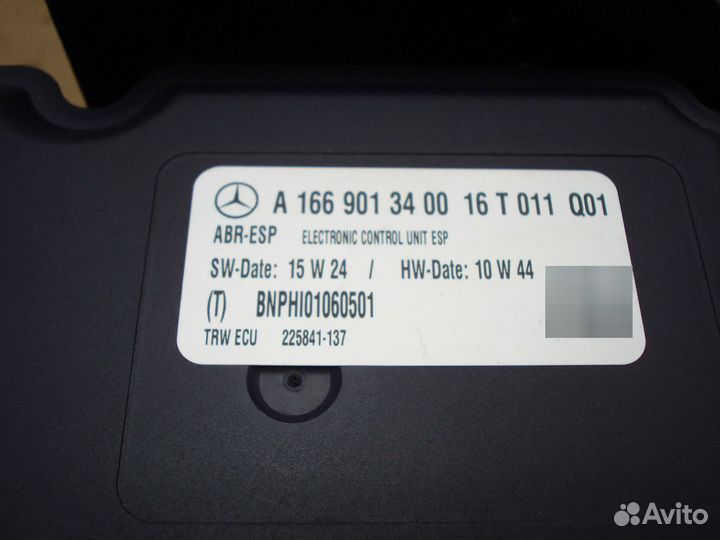Блок абс A1669013400 Mercedes W166 GL400
