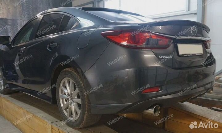 Накладки на пороги Mazda 6 GJ 2012-2018