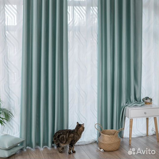 Портьеры сатен Адора Топаз шторы