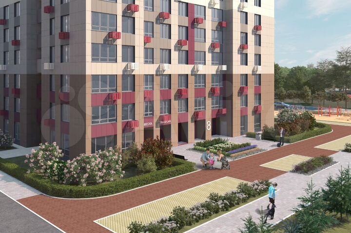 1-к. квартира, 41,6 м², 5/25 эт.