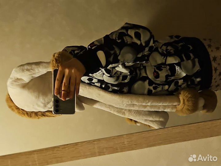 Шапка с шарфом