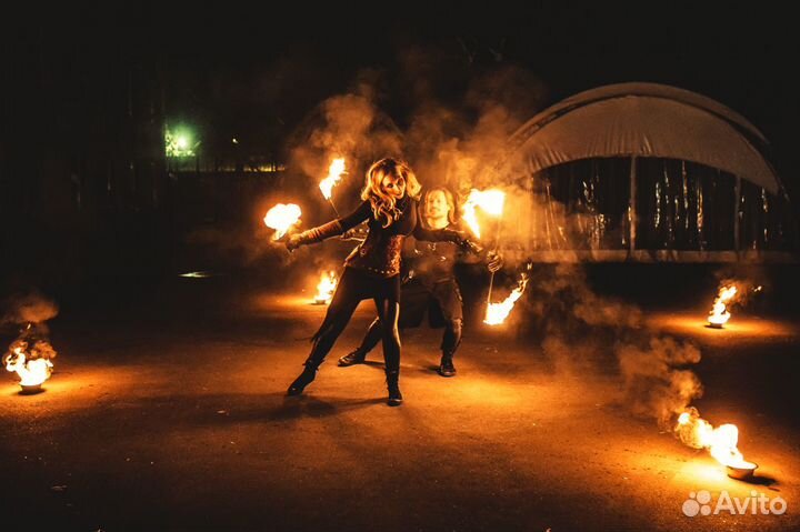 Фаер Шоу, Огненное Шоу, Светодиодное Шоу, Салюты