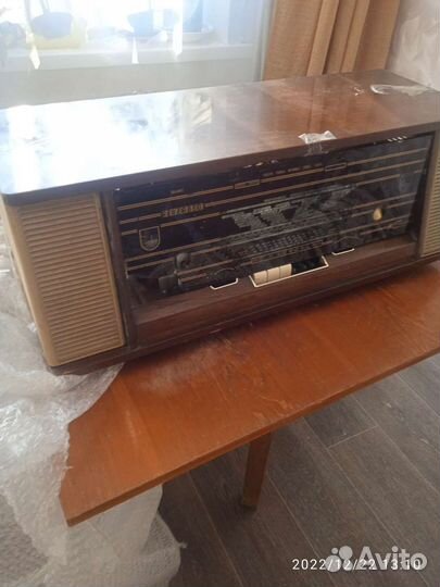 Радио ламповое стерео филипс reverdo