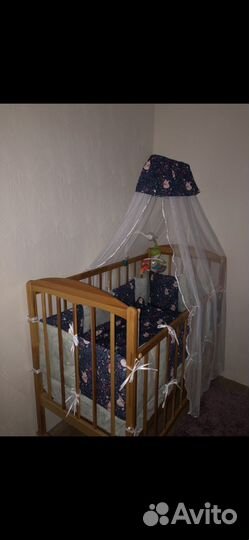 Кровать детская массив