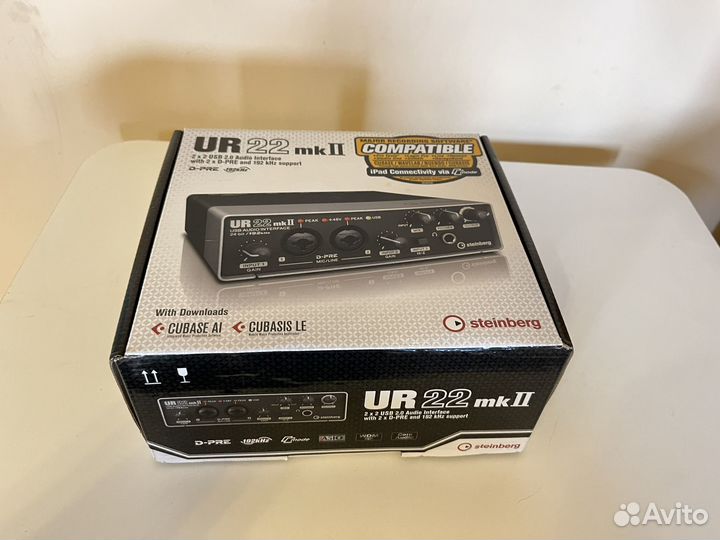 Аудиоинтерфейс steinberg UR 22 mk II