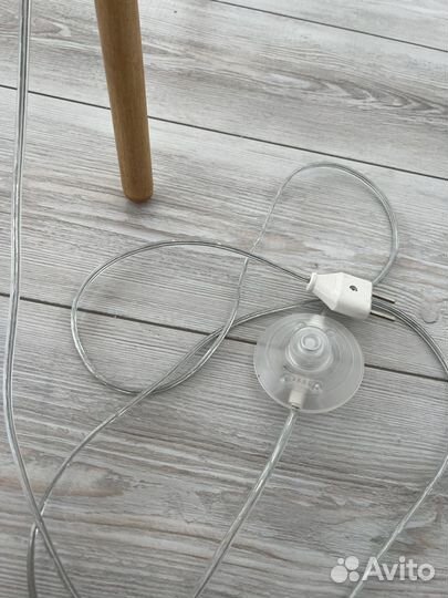 Торшер напольный с абажуром