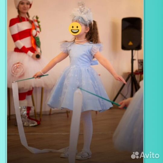 Поатье Снежинка,подъюбник,бусы