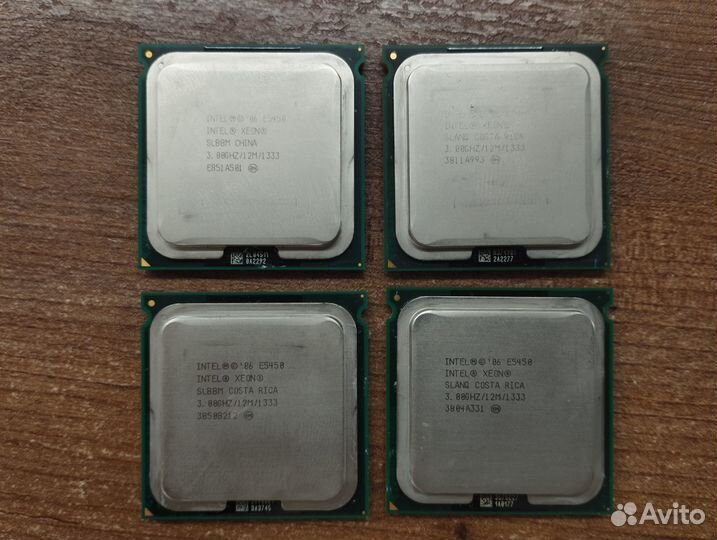 Процессоры Intel Xeon E5450, E5440, E5620 и другие