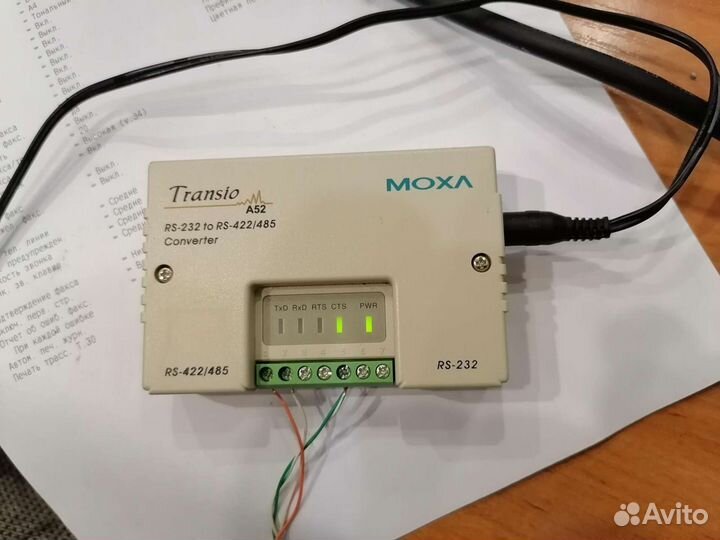 1-портовый преобразователь moxa NPort