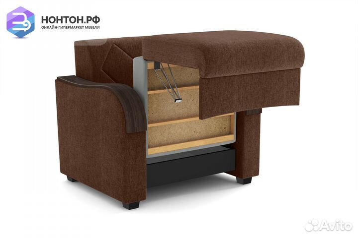 Кресло пантограф Марракеш коричневое