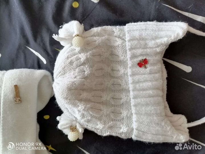 Шапка зимняя для девочки новая