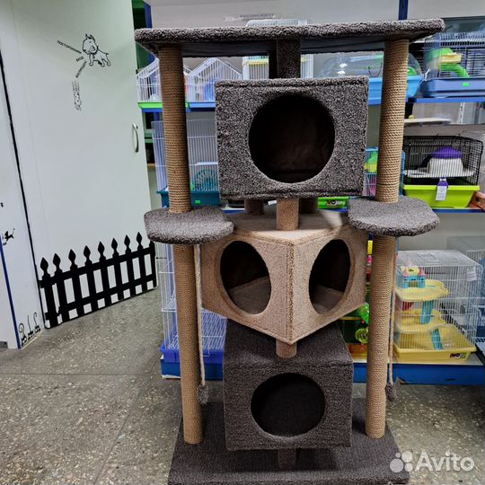 Домик для кошки с когтеточкой