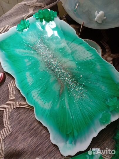 Поднос ручной работы