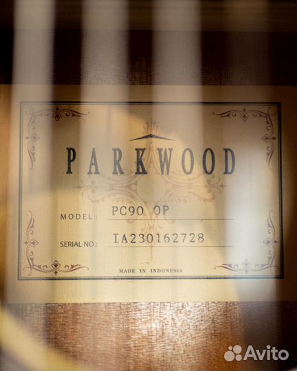 Parkwood PC90 Гитара классическая, 4/4 с чехлом