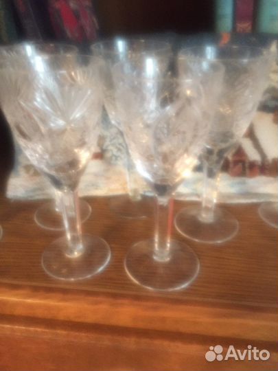 Стопки рюмки хрустальные Брянского завода СССР