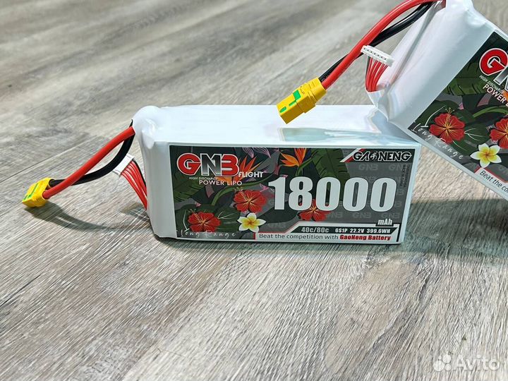 Аккумулятор для FPV дрона GNB18000mAh 6S 40С/80С