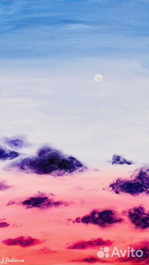 Картина акрилом на холсте