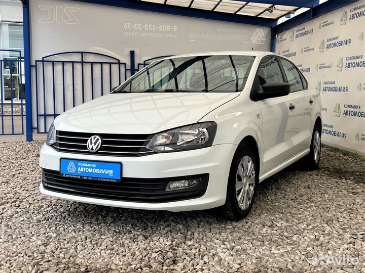 Volkswagen Polo 1.6 AT, 2017, 128 340 км