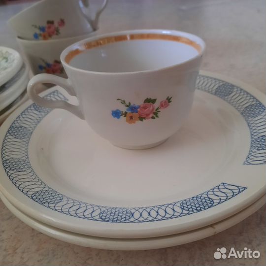 Чашка, тарелки период СССР