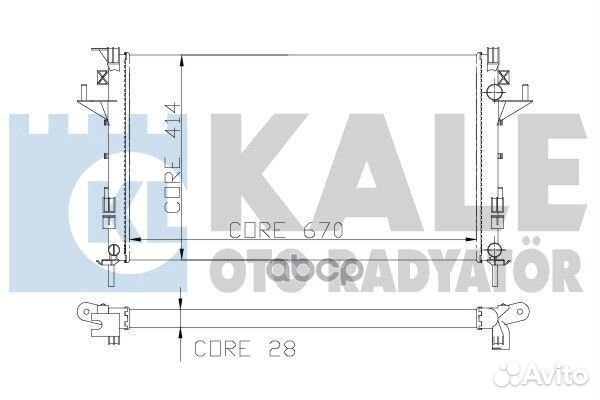 Радиатор системы охлаждения renault: espace IV