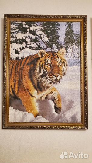 Картины пазл. Собранные. В рамках