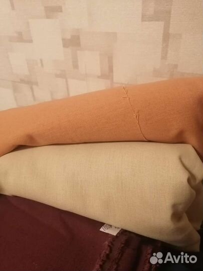 Отрез ткани лен