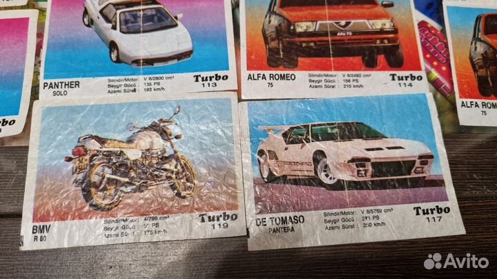 Вкладыши Турбо вторя серия 51 штука