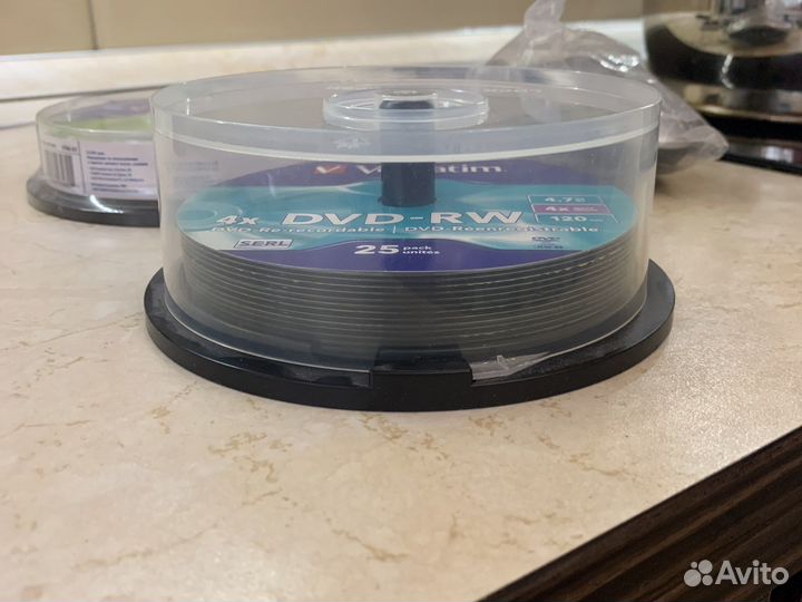 Двд диски болванки новые dvd-rw 4.7 и cd-rw
