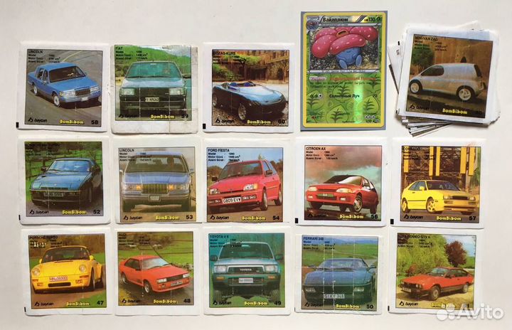 Вкладыши Baycan бомбибом серии 90-х обмен ч. 2