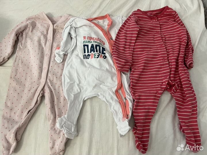 Слипы для новорожденной девочки 56