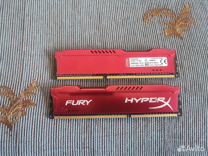 Оперативная память ddr3 8gb две по 4gb