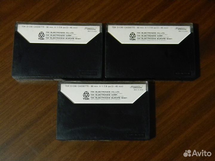 Аудиокассеты TDK(1972-73 г.г.)