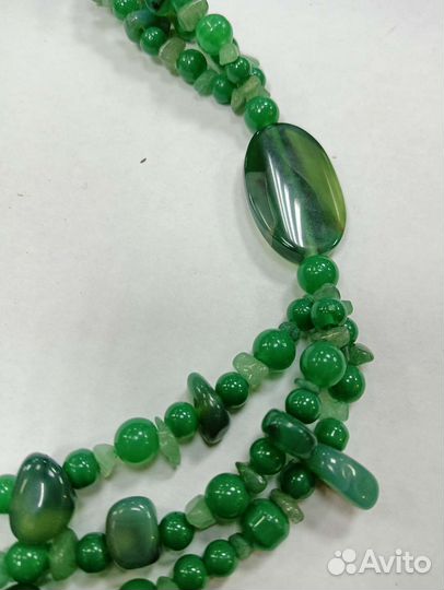 Бусы, колье натуральный камень