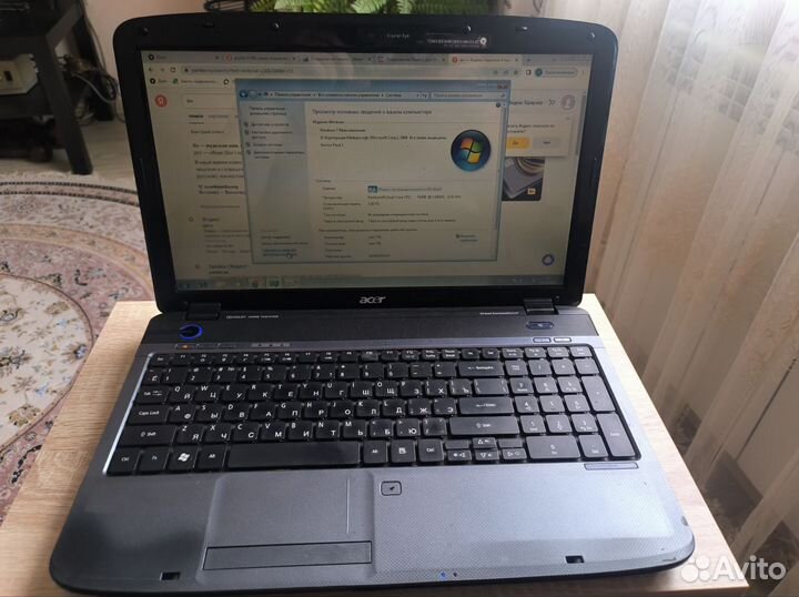 Ноутбук acer aspire 5738