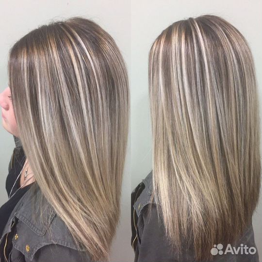 Модель на окрашивание волос