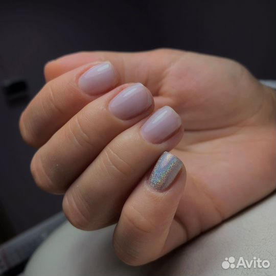 Маникюр с покрытием, наращивание