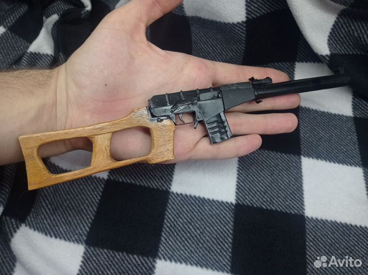 Миниатюрный макет 9-мм винтовки всс 