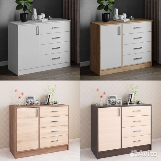 Комод Катрин 6 белый