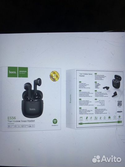 Беспроводные нашуники hoco оригинал