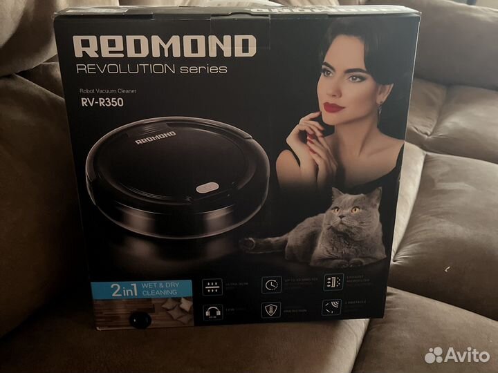 Робот пылесос redmond rv r350