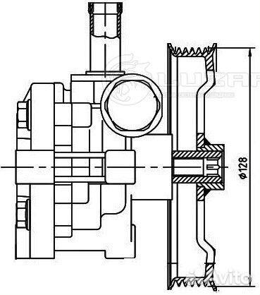 Насос гур для автомобилей Mitsubishi Lancer X (07)
