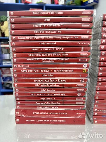 Игры Nintendo Switch Картриджи новые (upd 22.07)