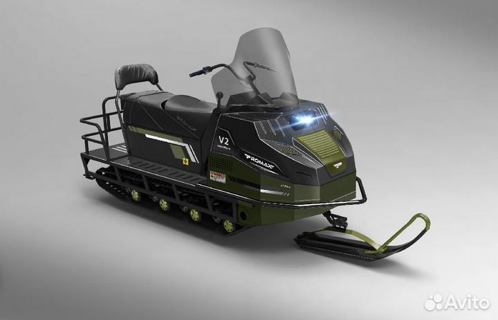 Снегоход promax snowbear V3 800 4TST зелено-черный